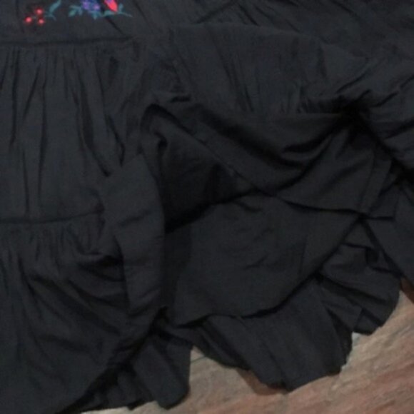 NWT Free People off the shoulder Mini gypsy Dress festival embroidered - Picture 7 of 10